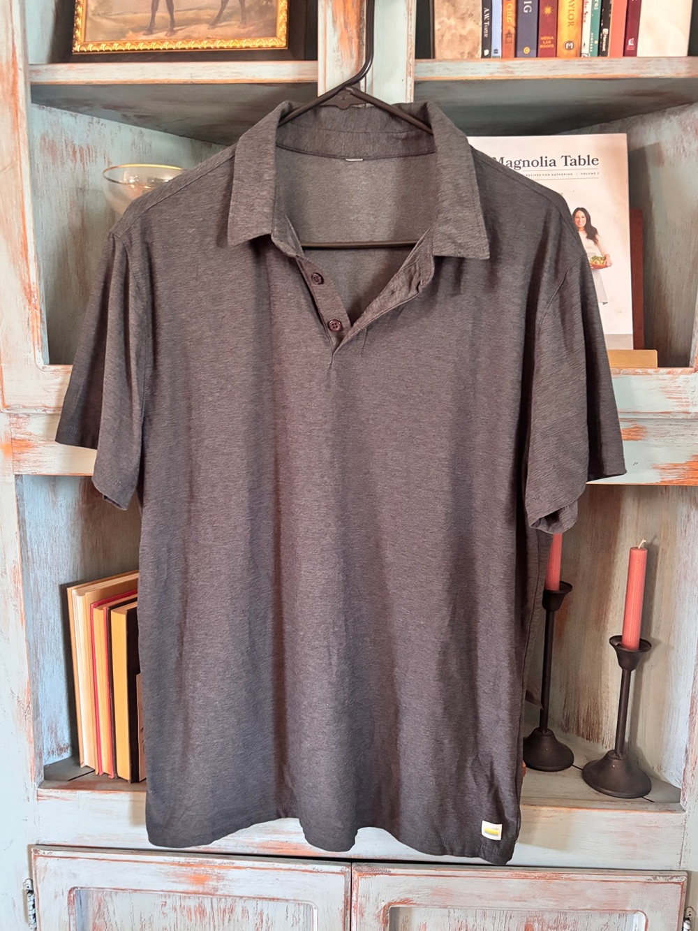 Men's Short Sleeve Polo Shirt - vuori large men’s